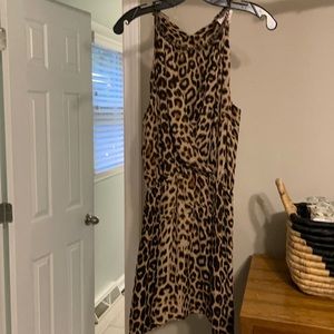 Parker leopard & chain mini dress. Size xs